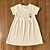 Vestido Kamylus Infantil Liso Off White Tam 3 - Imagem 1