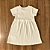 Vestido Kamylus Infantil Liso Off White Tam 3 - Imagem 2