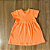 Vestido Kamylus Infantil Liso Laranja Neon Tam 1 - Imagem 2