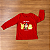 Conjunto Meia Estação Menino Malwee Kids Camiseta ML Estampada Terracota Calça Moletinho Azul Marinho - Imagem 2