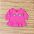 Conjunto Meia Estação Menina Kyly Blusa Manga Longa Estampada Pink Calça Legging Estampada Branca - Imagem 2