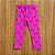 Conjunto Moletom Kyly Blusão ML Cinza Estampa Peluciada Calça Legging Estampada Pink - Imagem 3