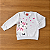Conjunto Moletom Kyly Blusão ML Cinza Estampa Peluciada Calça Legging Estampada Pink - Imagem 2