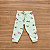 Conjunto Moletom Elian Verde Água Blusão Estampado ML Princesa E Calça Estampada Com Punhos - Imagem 3