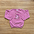 Conjunto Moletom Elian Blusão Roxo Estampado ML Princesa E Calça Estampada Com Punhos Rosa Tam 3 - Imagem 2
