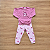 Conjunto Moletom Elian Blusão Roxo Estampado ML Princesa E Calça Estampada Com Punhos Rosa Tam 3 - Imagem 4