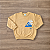 Conjunto Moletom Flanelado Malwee Kids Menino Blusão Estampa ML Amarelo e Calça Azul Marinho Tam 3 - Imagem 3