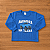 Conjunto Moletom Flanelado Malwee Kids Menino Blusão Estampado ML Azul e Calça Azul Marinho - Imagem 3