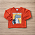 Conjunto Moletom Flanelado Malwee Kids Menino Blusão Estampado ML Terracota e Calça Cinza Mescla - Imagem 3
