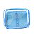 Estojo Box Transparente Pvc Grande Escolar Organizado Azul - 1 uni - Imagem 1