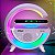 Luminária De Mesa G-Speaker Abajur Led RGB, Caixa de Som e Carregador por Indução Smart Station Pega Bluetooth, Rádio FM - Imagem 2