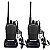 kit 2 PÇS Radio Comunicador Baofeng BF-777S 16 Canais Walkie Talkie 12KM de Alcance - Kit Completo Rádios + Fones + Carr - Imagem 1