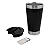 Copo Térmico de Cerveja em Aço Inox com tampa e Abridor 473ml - Preto - Imagem 4