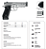 PISTOLA 59S .380ACP COM ZARELHO INOX FOSCO - Imagem 3