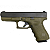PISTOLA GLOCK G25 DARK OLIVE CAL.380 - Imagem 1
