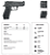 PISTOLA TAURUS PT58HCPLUS/19 .380AUTO OXIDADA FOSCO - Imagem 3