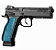 PISTOLA CZ SHADOW 2 OXIDADA TALA AZUL CAL.9MM - Imagem 1