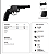 REVOLVER RT 85/5 OXIDADO FOSCO cano 4 ZARELHO" - Imagem 3