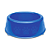 COMEDOURO PEROLIZADO LUXO 1100ML - Imagem 1