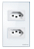 Tomada Dupla Inteligente 10A WIFI IZY SMART ETS 1002 BRANCA INTELBRAS - Imagem 1