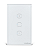 Interruptor Dimmer TOUCH WI-FI EWS 1101 3 TECLAS BRANCO INTELBRAS - Imagem 1