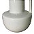 Vaso de Cerâmica Organic 19x19x25 cm Branco - Imagem 3