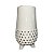 Vaso Cerâmica Organic 11,5x11,5x20cm Branco - Imagem 1