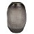 Vaso de Vidro Preto Fosco 19X30cm - Imagem 1