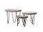 Kit Suporte MDF com Pé Metal 3 Pçs 12x14 | 19x15 | 19x22cm - Imagem 2
