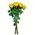 Haste Botão Rosa X9 Micro Amarelo 50cm - Imagem 1