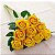 Haste Botão Rosa X9 Micro Amarelo 50cm - Imagem 2