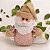 Boneco Papai Noel Paetê Dourado Enfeite Natalino 14cm - Imagem 2