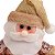 Boneco Papai Noel Paetê Dourado Enfeite Natalino 14cm - Imagem 3