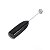 Mini Mixer Elétrico para Bebidas Inox e Plástico Preto 20X3,5X2,5cm - Imagem 1