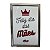 Porta Retrato 10x15cm com Vidro Borda Friso Metal Inox - Imagem 1