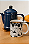 Caneca Porcelana Olímpia Preto e Branca 330ml - Imagem 1