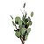 Haste Eucalipto Artificial 29 Galhos Verde 79cm Folhagem Haste - Imagem 3