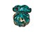 Vaso de Vidro Italy Golden Verde Esmeralda 10X10X11cm - Imagem 2