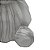 Urso em Cerâmica Marmorizada Decorativo 19 X 14cm - Imagem 3