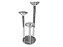 CASTIÇAL CRISTAL TRIPLO C/BASE ESPELHO 45/36/16CM - Imagem 3