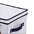Caixa Organizadora Linho Multiuso com Visor 29X29X20cm - Imagem 3