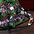 Trem de Natal Decorativo Para Árvore de Natal com Luz e Movimento a Pilha 88 cm - Imagem 3