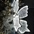 LUMINARIA BORBOLETA LED BRANCO FRIO 100CM - Imagem 9
