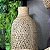 Luminária de Bambu Trançada Cônica Pendurar 30x55 cm - Imagem 5