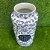 VASO CERAMICA  ESTAMPA  AZUL 15X33CM - Imagem 7