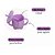KIT ALIMENTACAO BEBÊ SILICONE C/ 8PÇS LILAS - Imagem 3