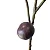 Galho Artificial Figo Roxo x5 88cm - Imagem 2