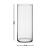VASO VIDRO CILINDRO LISO PREMIUM 15X50CM TRANSPARENTE - Imagem 6