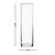 VASO VIDRO CILINDRO LISO PREMIUM 20X80CM TRANSPARENTE - Imagem 5
