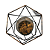 Lanterna Porta Velas Hexagonal Black Cobre Metal 19x18cm - Imagem 3